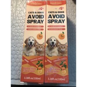 Cats & Dogs Avoid Spray- Effective Indoor & Outdoor Use Exp 09/06/28 2 Pack